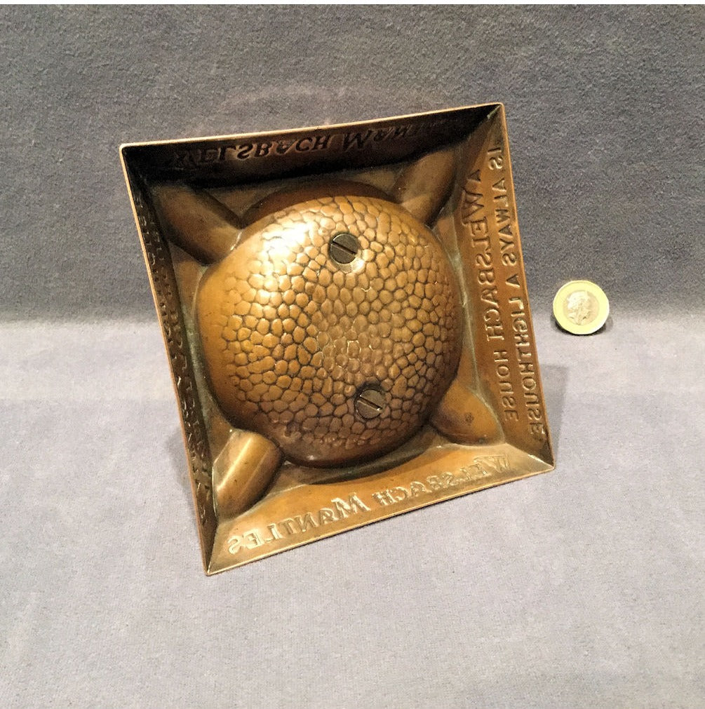Welsbach Gas Mantle Advert Ashtray — view 3