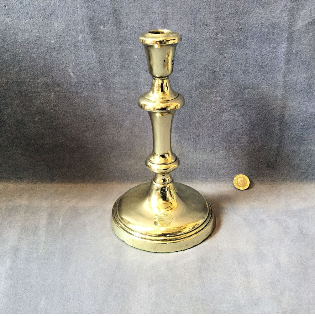 Wemyss Bay Steam Boat & Co Candlestick — Nickel, late 19th century