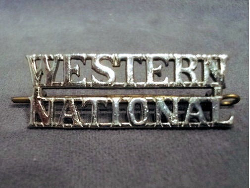 Western National Buses Badge — Chrome