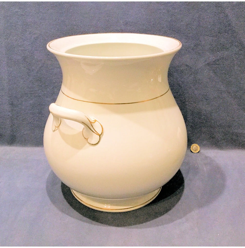 White Ceramic Slops Pail — view 2