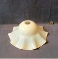 White Glass Lamp Shade — Glass, 1920's