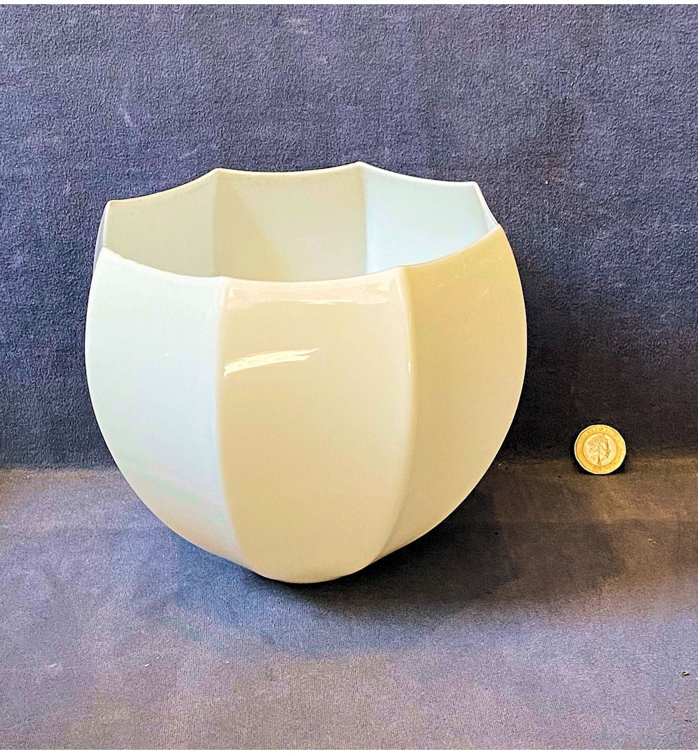 White Glass Light Shade — view 2