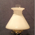 White Glass Oil Lamp Shade, 3 available — Glass, 1920's