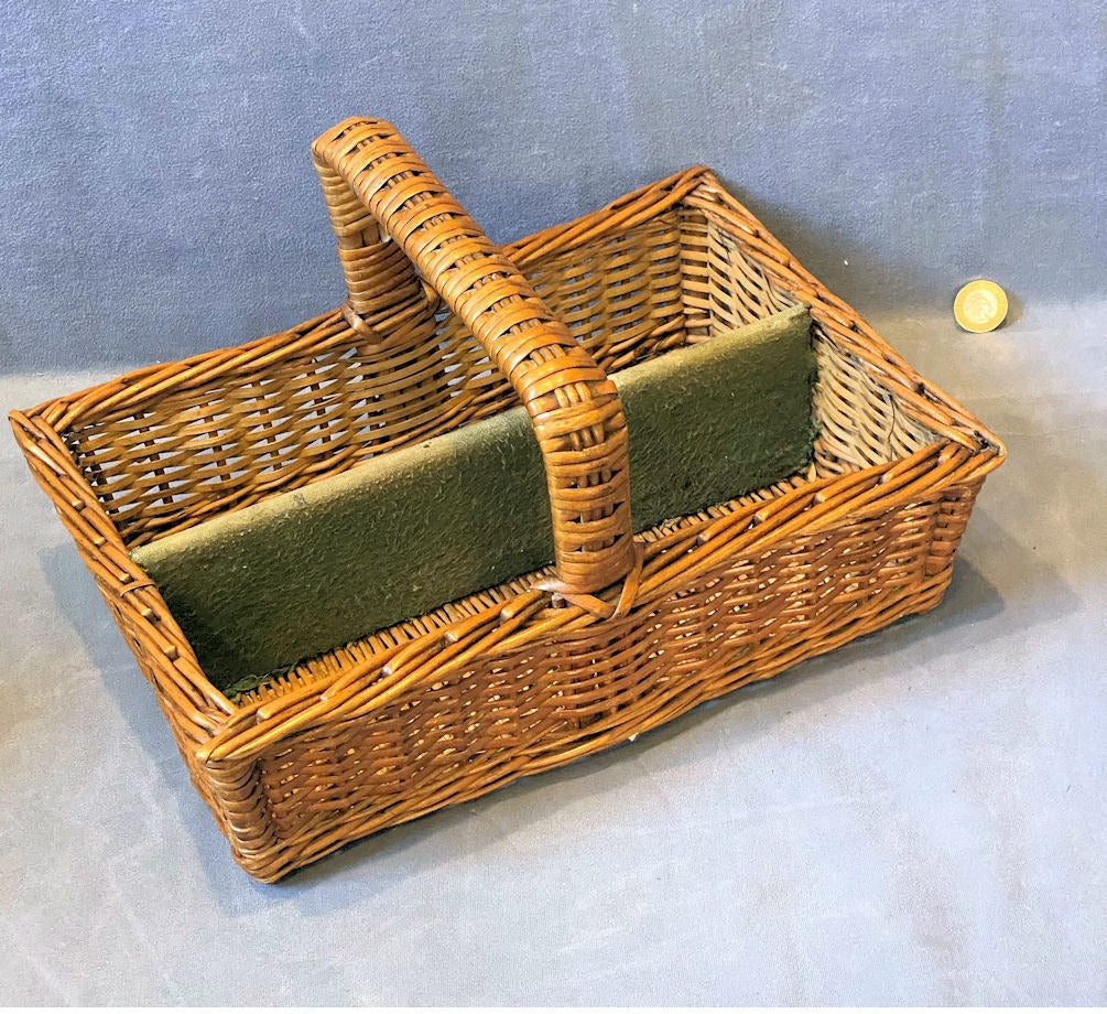 Wicker Cutlery Tray — circa 1900