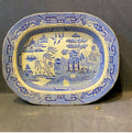 Willow Pattern Serving Platter — early 19th century