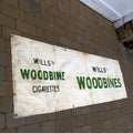 Wills Woodbine Canvas Banner — Wood