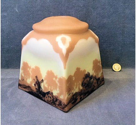 Windmill Glass Lamp Shade — view 2