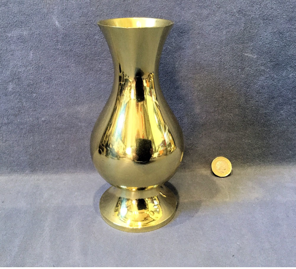 Wippell and Co Brass Alter Vase — Brass, late 19th century