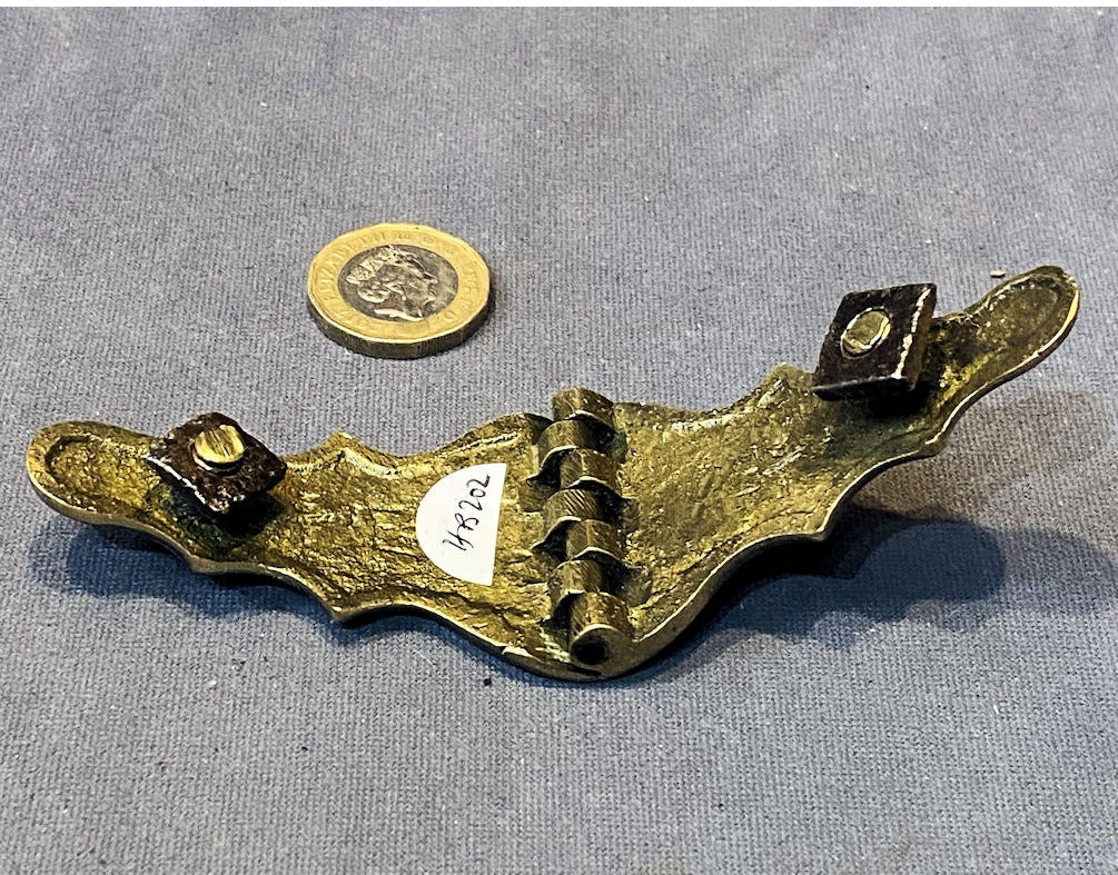 Wiveliscombe Saddler's Brass Name Plate — view 2