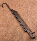 Wrought Iron Adjustable Pot Hook — Wrought iron, late 19th century