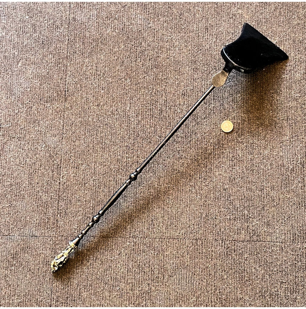 Wrought Iron and Brass Fireside Shovel — view 2
