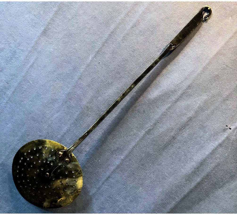 Wrought Iron & Brass Skimmer — view 2