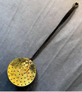 Wrought Iron & Brass Skimmer — Wrought iron, late 19th century