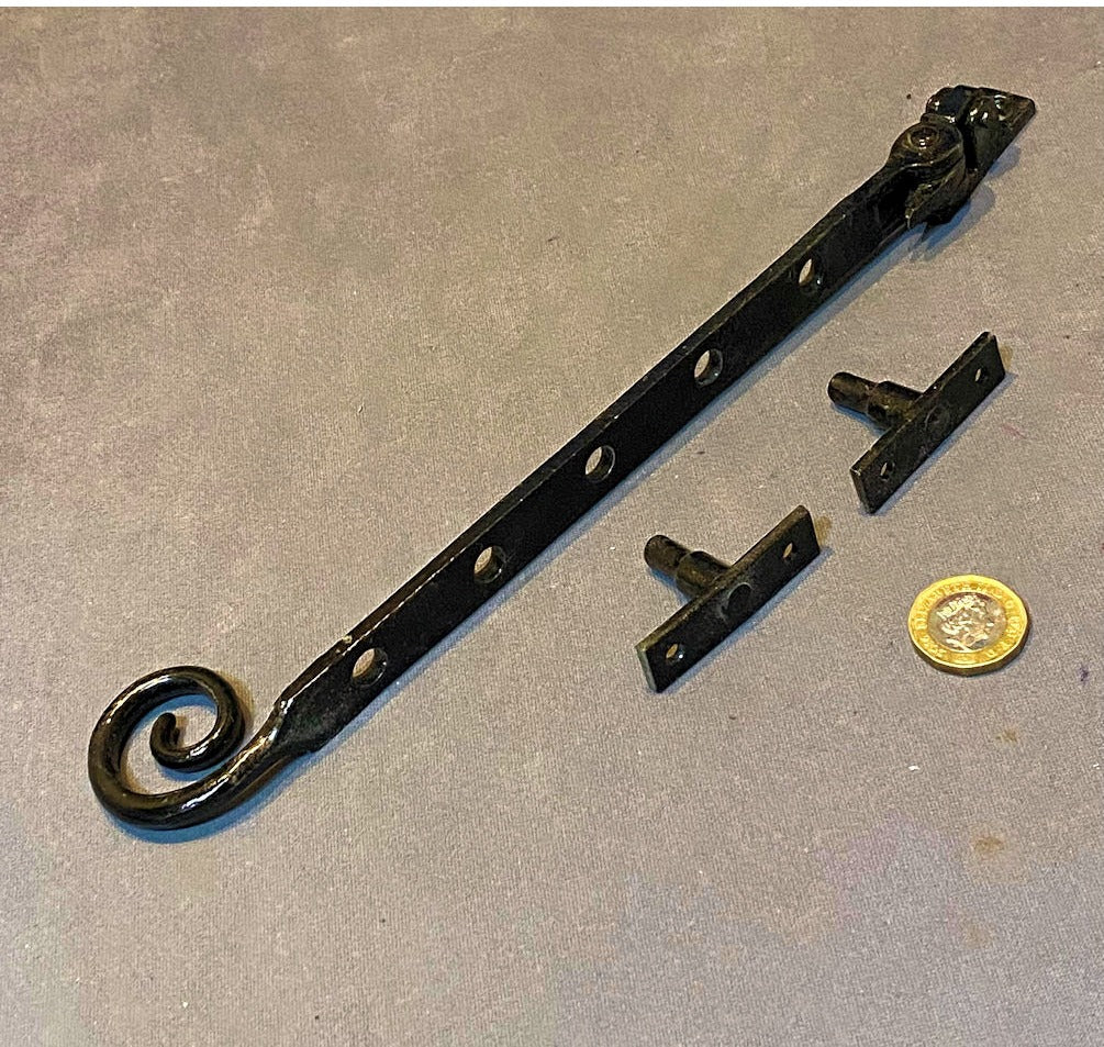 Wrought Iron Casement Window Stay, 4 available — view 2