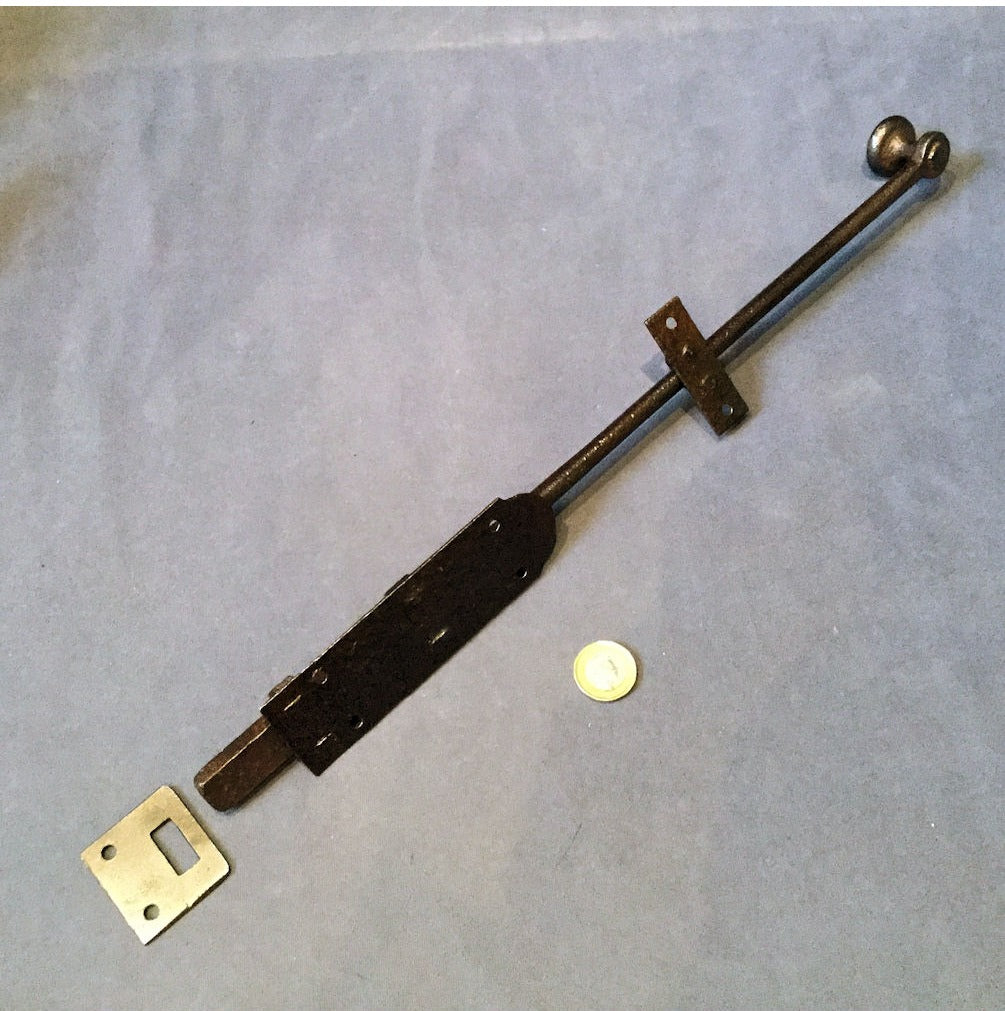 Wrought Iron Door Bolt — view 2