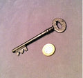 Wrought Iron Door Key — Wrought iron, circa 1900