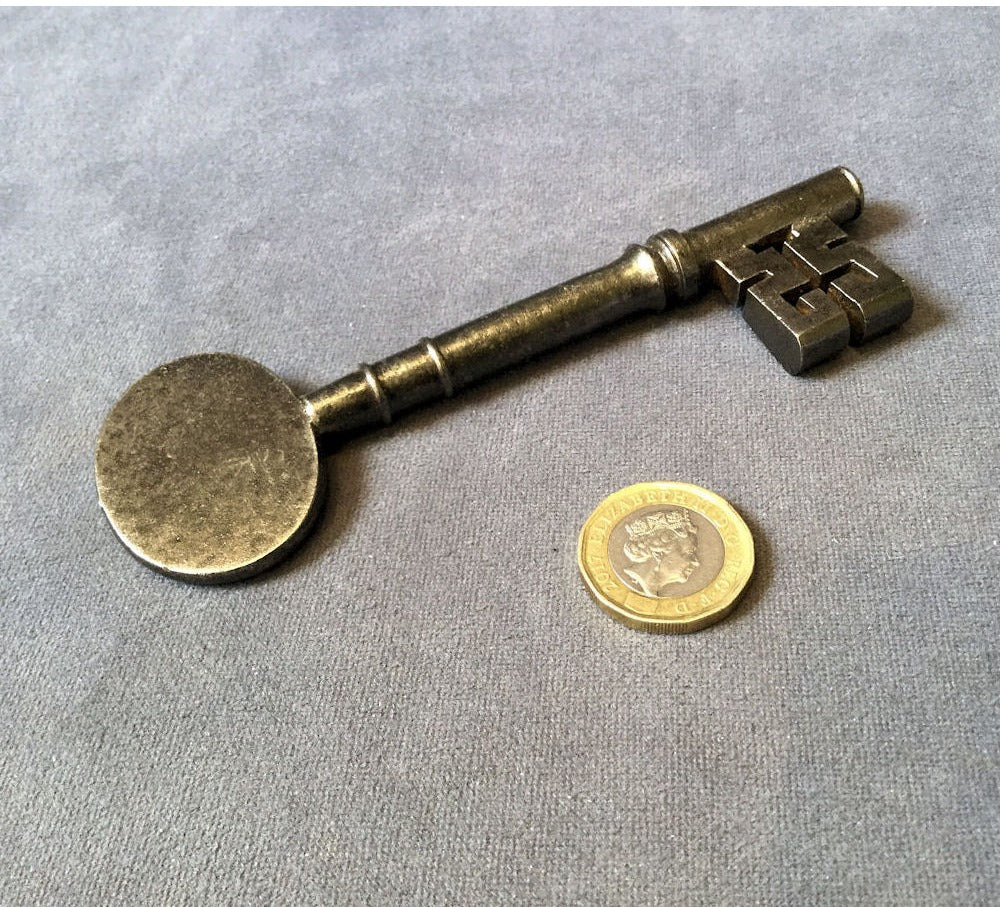 Wrought Iron Door Key — view 2