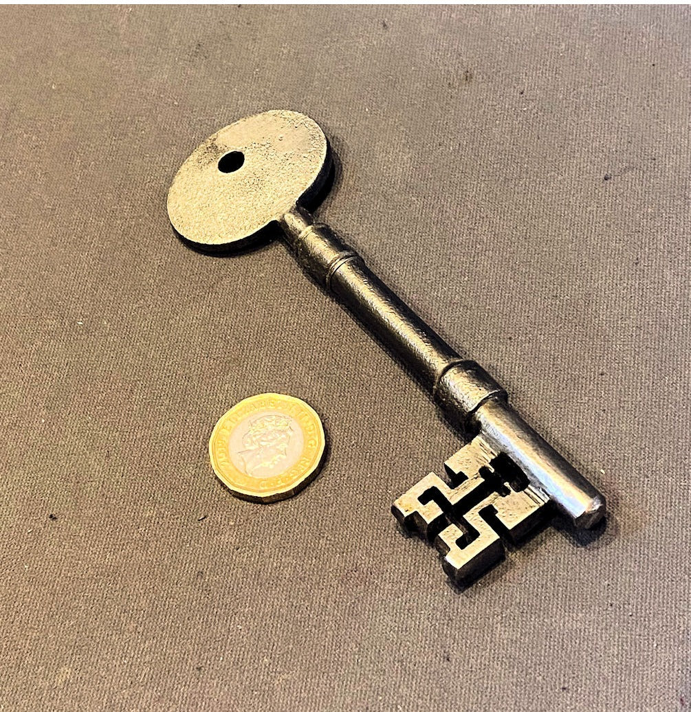 Wrought Iron Door Key — view 2