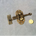 Wrought Iron Door Latch — Wrought iron, late 19th century