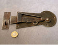 Wrought Iron Door Latch — Wrought iron, late 19th century
