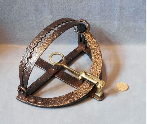 Wrought Iron Egg Set Trap — Wrought iron, late 19th century