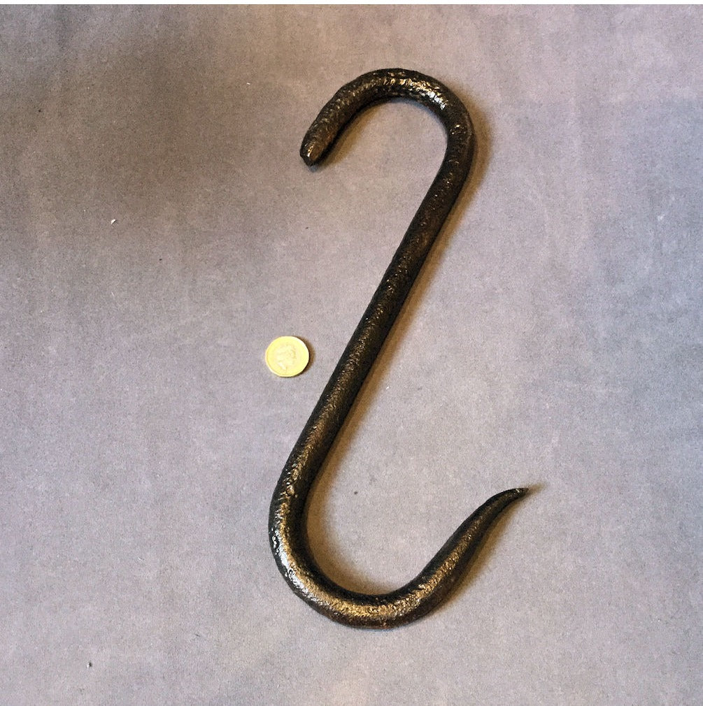 Wrought Iron Meat Hook — view 2