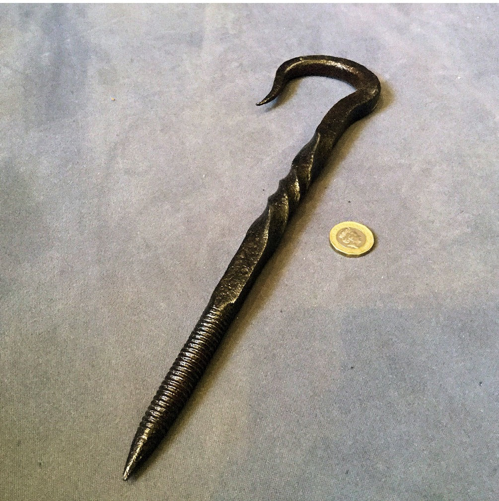 Wrought Iron Meat or Chimney Hook — view 3