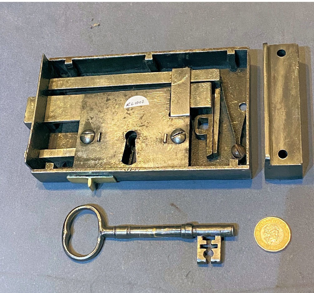 Wrought Iron Rim Lock — view 2