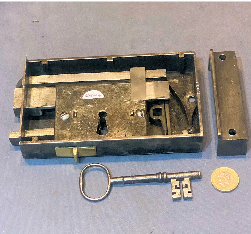 Wrought Iron Rim Lock — view 2