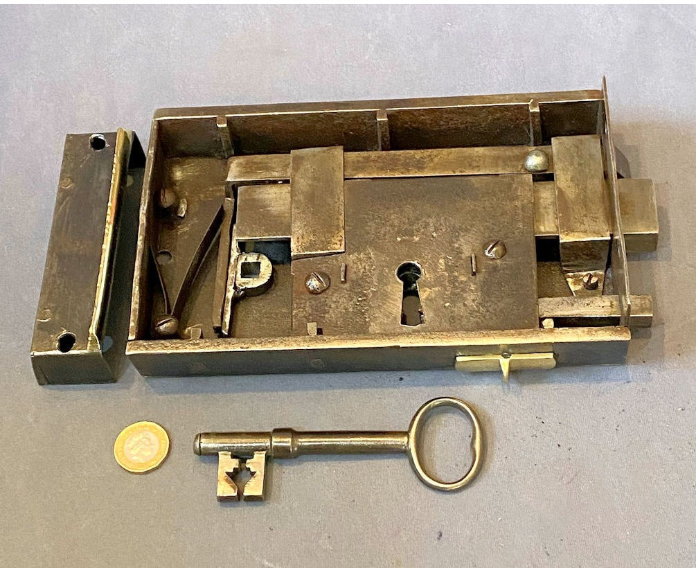 Wrought Iron Rim Lock — view 2