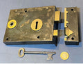 Wrought Iron Rim Lock — Wrought iron, 1920's