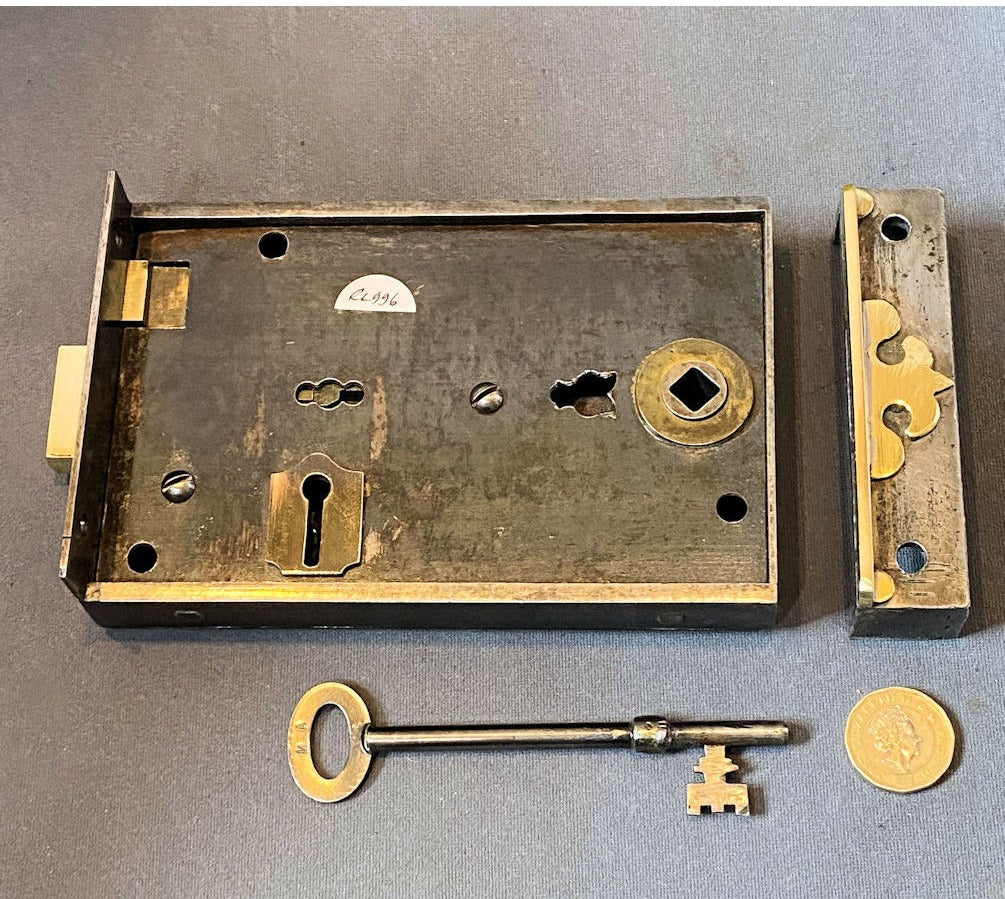 Wrought Iron Rim Lock — view 2