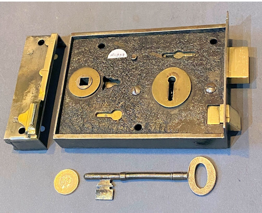 Wrought Iron Rim Lock — view 2