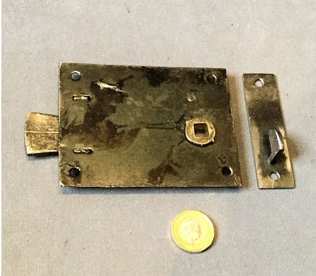 Wrought Iron Skeleton Door Latch, 11 near identical, same hand available — view 2