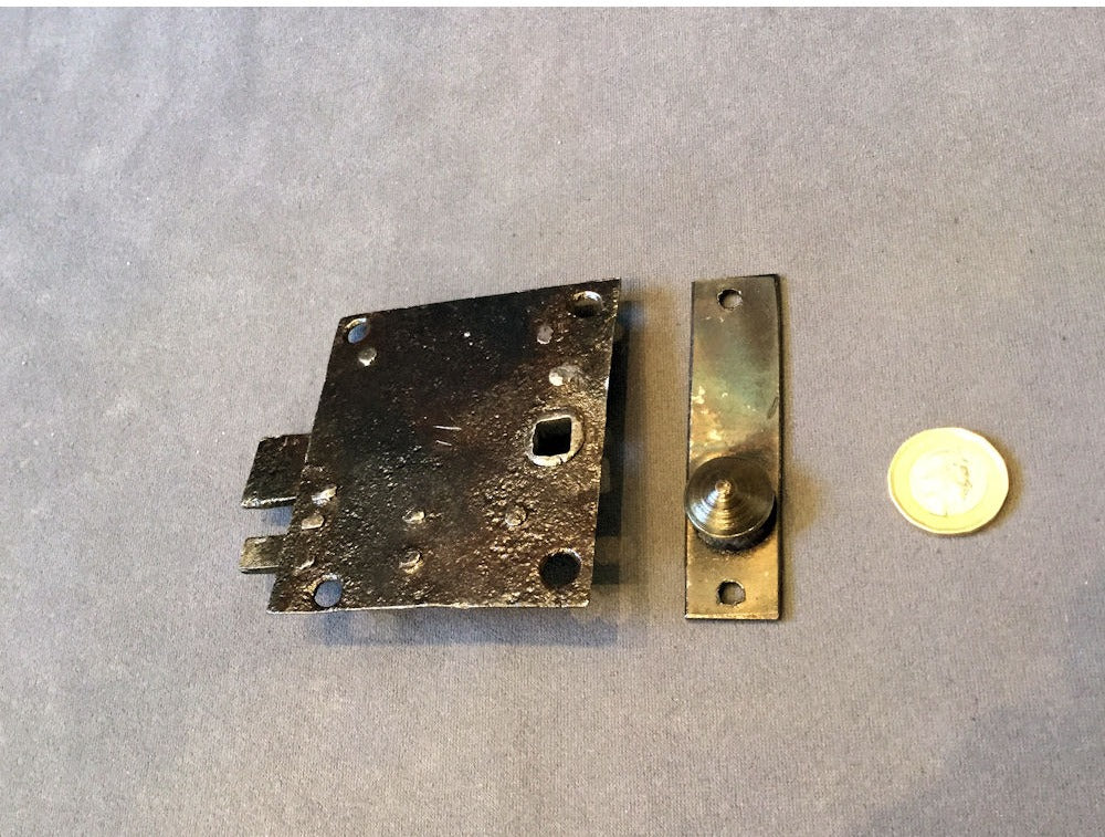 Wrought Iron Skeleton Door Latch — view 2