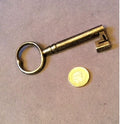 Wrought Iron Strongbox Key — Wrought iron, late 19th century