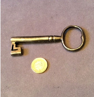 Wrought Iron Strongbox Key — view 2