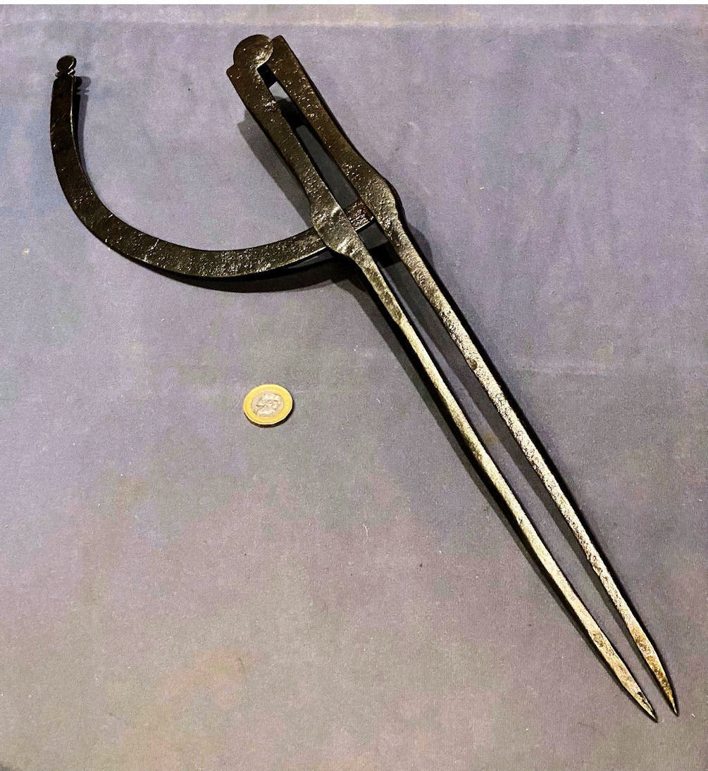 Wrought Iron Wing Calipers — view 2