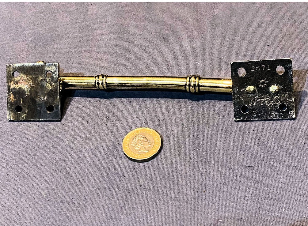 WT&S 5.5" Brass Door Hook & Eye — view 4