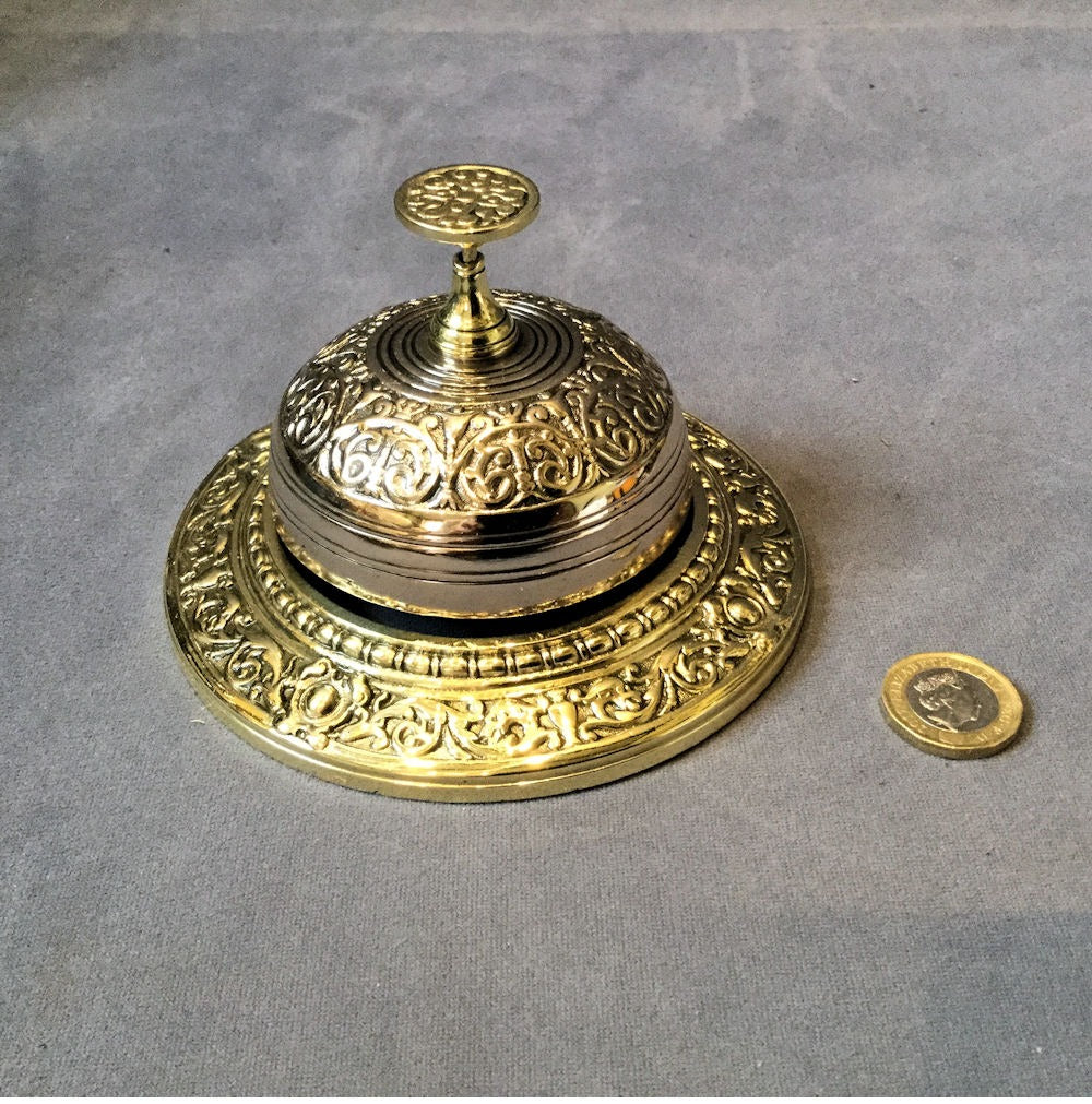 WT&S Brass Counter Bell — Brass, late 19th century