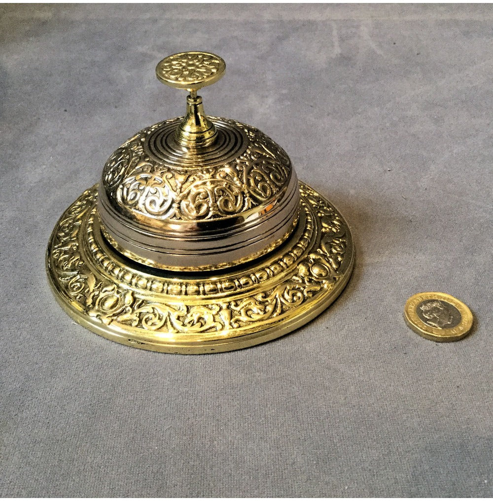WT&S Brass Counter Bell — view 2