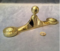 WT&S Brass Fire Iron Tidy — Brass, late 19th century