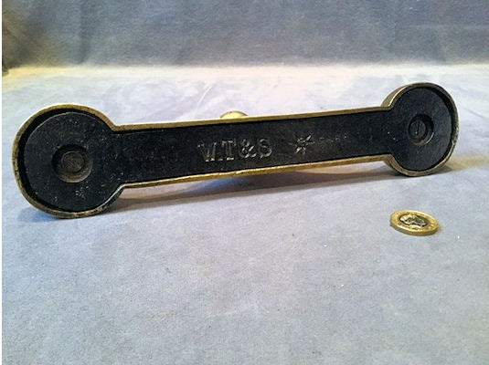 WT&S Brass Fire Iron Tidy — view 2