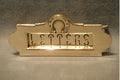 WT&S Brass Letter Flap — Brass, late 19th century