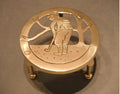WT&S Brass Potstand — Brass, late 19th century