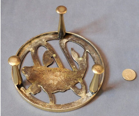 WT&S Brass Potstand — view 2