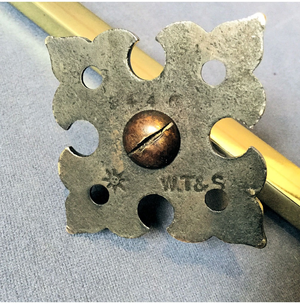 WT&S Exterior Brass Down Bell Pull — view 3