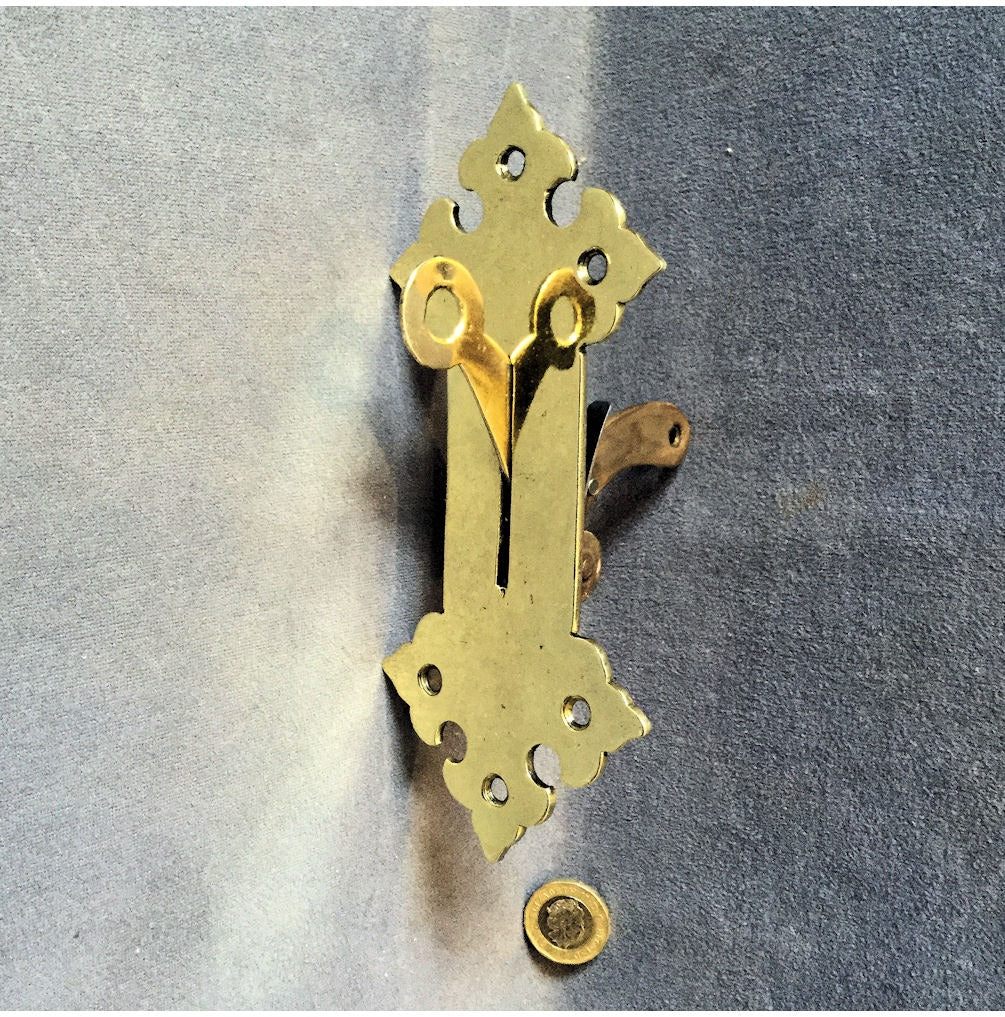 WT&S Exterior Brass Down Bell Pull — view 4