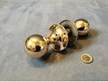 WT&S Pair of Brass Door Handles — Brass, 1920's