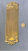 WT&S Ribbed Brass Fingerplates, 2 available — Brass, 1900